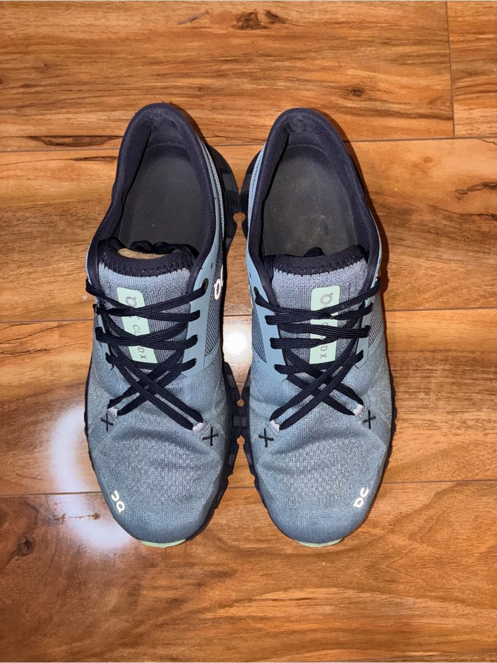 On Cloud X Women’s Athletic Running Sneaker Shoes, blue- size 8.5